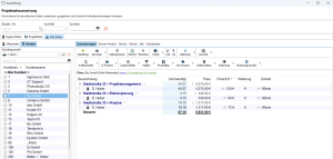 Projektzeiterfassung in Xpert-Timer