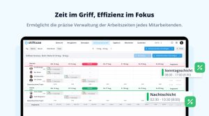 Arbeitszeitenmanagement in Shiftbase