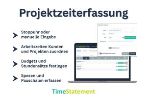 Projekte effizient steuern statt Zeiten nachpflegen.