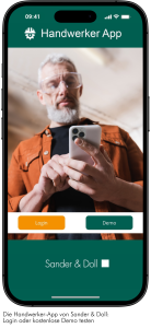 Die App der Sander und Doll Zeiterfassungs Software